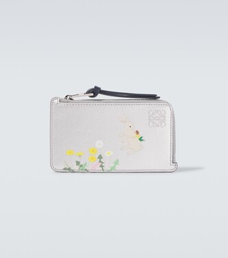 x Suna Fujita - Portacarte Bunnies in pelle | Loewe