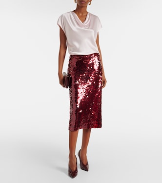  Blusa in raso di seta  | Vince