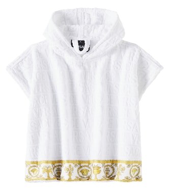 Baby - Poncho Versace Allover in spugna | Versace Kids
