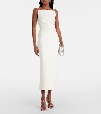Abito midi in crêpe | Roland Mouret