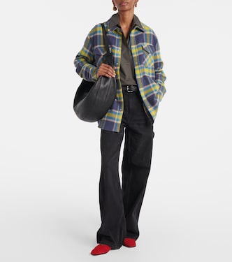Chemise Explorer en cachemire à carreaux | God's True Cashmere