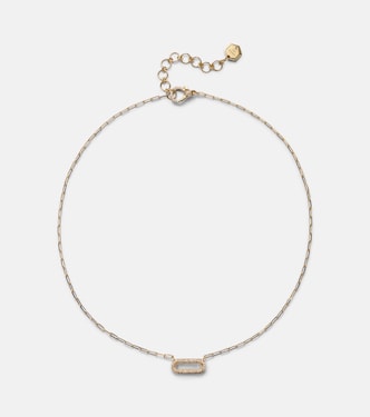 Collier chaîne Cable Link en or 18 ct et diamants | Shay Jewelry