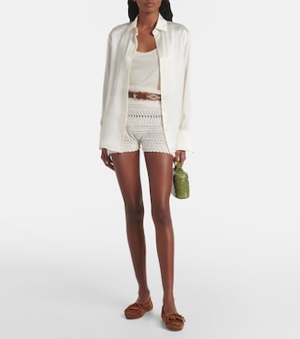 Shorts aus Häkelstrick | Ralph Lauren Collection