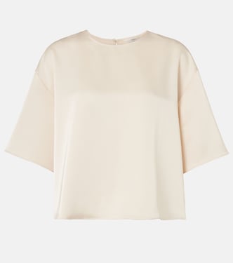 Camiseta oversized Barb de satén | Leset