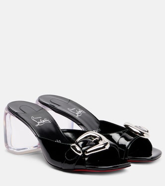 Mules Minny Bubble 70 in vernice | Christian Louboutin