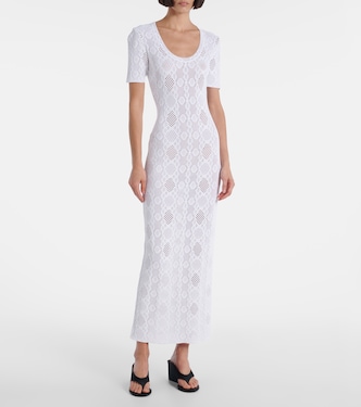 Lace midi dress | Alaïa