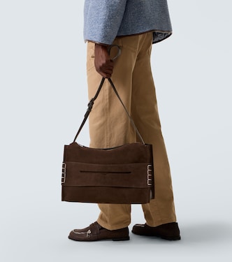 Loafer suede shoulder bag | JW Anderson