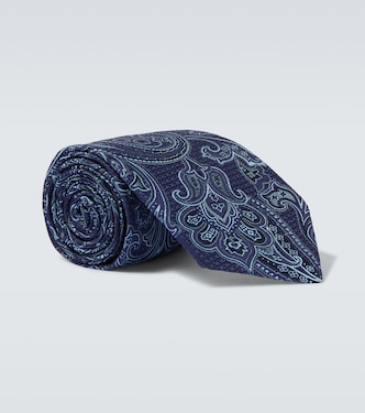 Corbata de jacquard de seda con paisley | Etro
