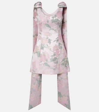 Gita floral brocade minidress | Markarian