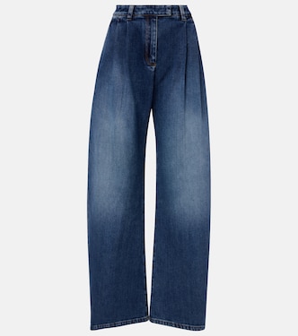 Mid-rise wide-leg jeans | Brunello Cucinelli