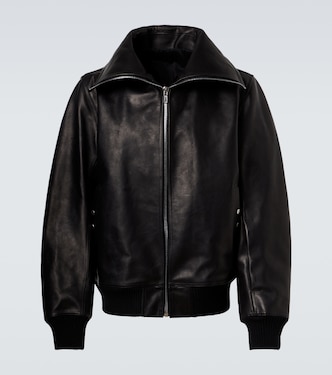 Lederjacke Blixa Dracucollar | Rick Owens
