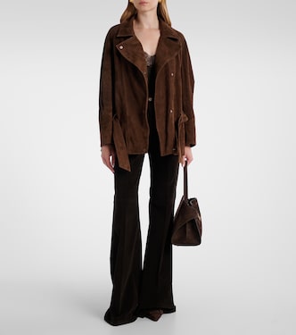 Chaqueta Buffy de ante | Nour Hammour
