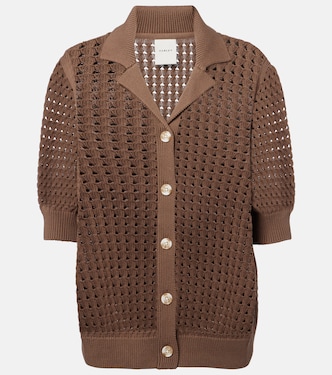 Ellie open-knit cotton shirt | Varley