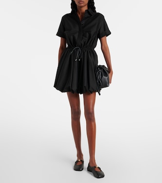 Robe Balloon en coton et soie | Loewe