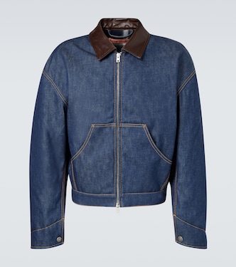 Cotton denim blouson jacket | Acne Studios