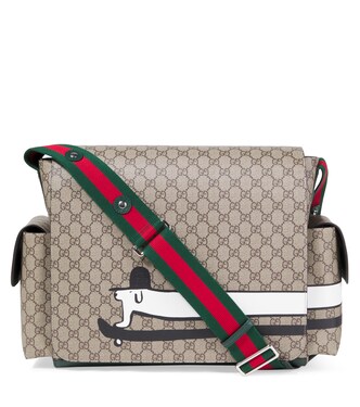 Baby GG Canvas leather changing bag | Gucci Kids