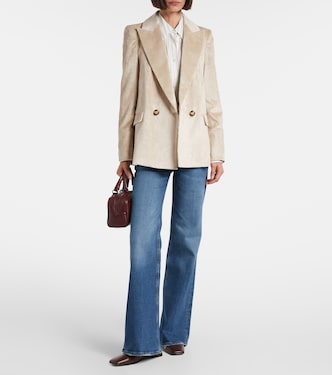 Sevyn double-breasted cotton-blend corduroy blazer | Veronica Beard