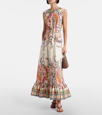 Vestido largo de algodón estampado | Etro