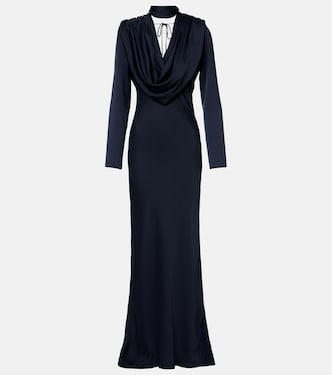 Robe longue avec écharpe | Rotate