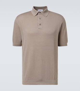 Polo de piqué de algodón | Lardini