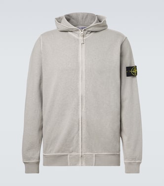 Kapuzenjacke aus Baumwoll-Jersey | Stone Island