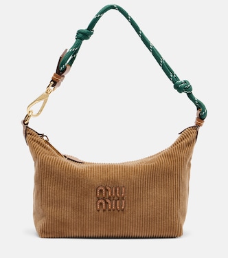 Corduroy shoulder bag | Miu Miu