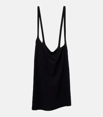 Falda midi de crepé | Prada