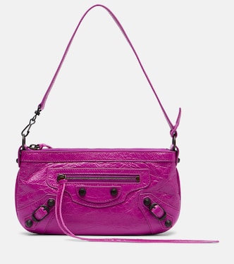 Le City leather shoulder bag | Balenciaga