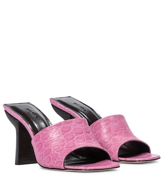Sandalias Liliana de piel efecto coco | By Far