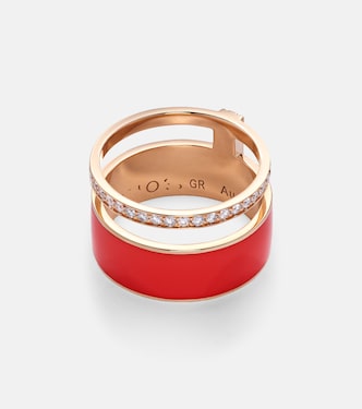 Anello Berbere Chromatic in oro rosa 18kt con diamanti | Repossi