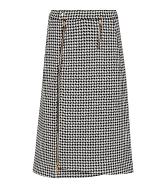 Falda Softness de lana de pata de gallo | Dorothee Schumacher