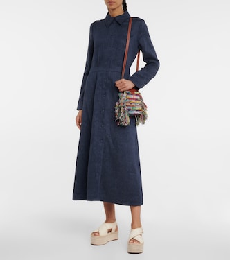 Robe chemise en lin | Chloé