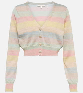 Asteria cropped knit cardigan | LoveShackFancy