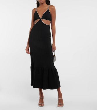 Verziertes Midikleid Ayla aus Strick | Simkhai