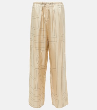 Mid-Rise-Hose aus Seide | Toteme