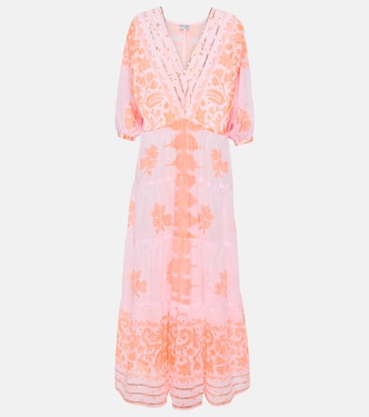 Bedrucktes Maxikleid aus Baumwolle | Juliet Dunn
