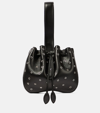 Clutch Rose Marie Mini aus Leder | Alaïa