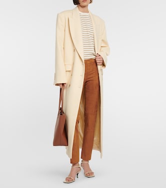 Pantalon slim Jacky en daim | Stouls