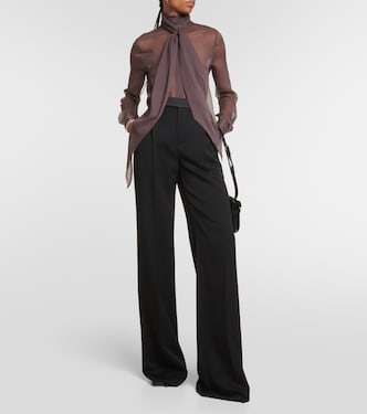 Weite High-Rise-Hose | Saint Laurent