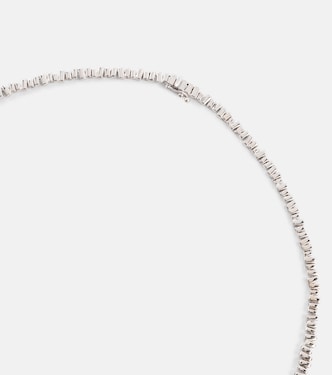 Collier Classic en or blanc 18 ct et diamants | Suzanne Kalan