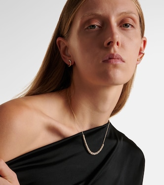 Collier Let It Slide en or 10 ct et diamants | Stone and Strand