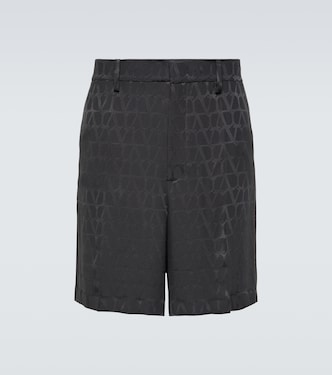 Shorts Toile Iconographe de seda  | Valentino