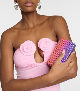 Pochette Super Amini Paloma Mini à cristaux | Amina Muaddi