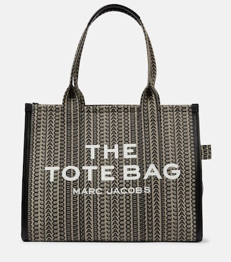 Borsa The Tote Large in canvas con logo | Marc Jacobs