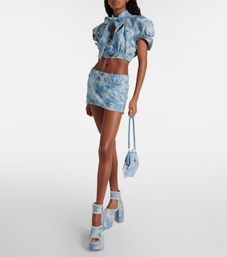 Crop top de algodón en jacquard | Vivienne Westwood