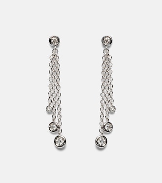 Floating Diamonds 18kt white gold earrings with diamonds | Bucherer Fine Jewellery
