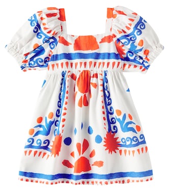 Bedrucktes Kleid Canto do Sol aus Baumwolle | Fábula