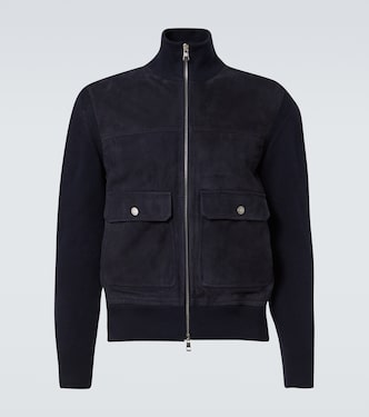 Jacke mit Veloursleder | Moncler