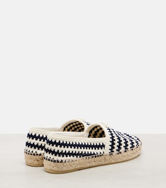 Espadrilles aus Häkelstrick | Prada