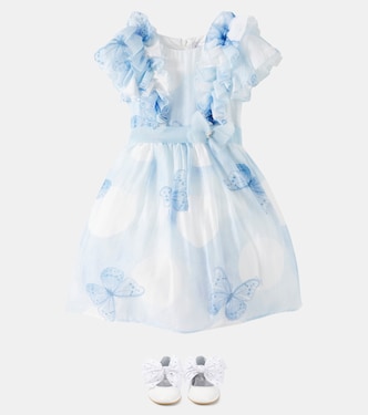 Abito in organza con stampa | Monnalisa